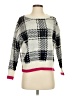Aqua Plaid White Pullover Sweater Size XS - photo 1
