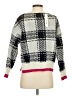 Aqua Plaid White Pullover Sweater Size XS - photo 2