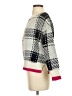 Aqua Plaid White Pullover Sweater Size XS - photo 5