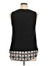 Ann Taylor LOFT 100% Cotton Black Sleeveless Blouse Size XL - photo 2