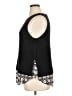 Ann Taylor LOFT 100% Cotton Black Sleeveless Blouse Size XL - photo 5