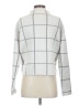 Adrienne Vittadini Checkered-gingham Silver Turtleneck Sweater Size S - photo 2