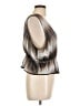 Let Me Be Silver Sleeveless Blouse Size L - photo 4