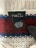 rue21 100% Acrylic Stripes Ivory Pullover Sweater Size M - photo 7