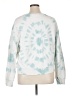 Time and Tru 100% Cotton Tie-dye Teal Sweatshirt Size XL - photo 2