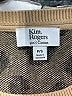 Kim Rogers 100% Cotton Animal Print Tan Pullover Sweater Size S - photo 6