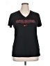 Nike 100% Polyester Black Short Sleeve T-Shirt Size XL - photo 1