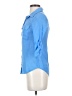 B.wear Blue 3/4 Sleeve Button-Down Shirt Size XS - photo 5