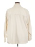 A New Day Solid Ivory Long Sleeve Blouse Size XXL - photo 2