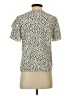 Shein 100% Polyester Animal Print Ivory Short Sleeve Top Size S - photo 2