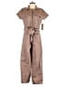 Albion Solid Brown Jumpsuit Size XXS - photo 1