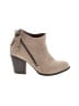 Torrid 100% Polyester Tan Ankle Boots Size 6  - photo 1