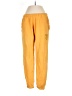 Assorted Brands Solid Yellow Track Pants Size S - photo 1