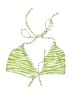 Unbranded Print Green Swimsuit Top Size S - photo 1