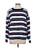 Ann Taylor Stripes Blue Pullover Sweater Size L - photo 1
