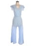 Caution to the Wind Solid Blue Jumpsuit Size M (estimated) - photo 1