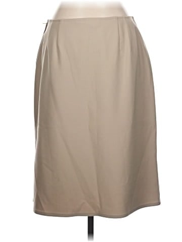 Linda Allard Ellen Tracy Wool Skirt (view 2)