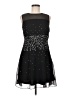 Venus 100% Polyester Stars Black Cocktail Dress Size 8 - photo 1