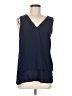 MICHAEL Michael Kors Blue Sleeveless Blouse Size M - photo 1