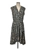 BCBGMAXAZRIA Animal Print Blue Casual Dress Size L - photo 1