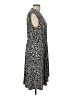 BCBGMAXAZRIA Animal Print Blue Casual Dress Size L - photo 4