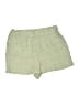 J.Crew 100% Linen Solid Green Tan Shorts Size S - photo 1