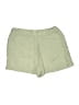 J.Crew 100% Linen Solid Green Tan Shorts Size S - photo 2