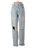 Zara 100% Baumwolle Color Block Blue Jeans Size 6 - photo 1