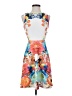 Just Love Print White Cocktail Dress Size 4 (estimated) - photo 1