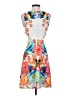 Just Love Print White Cocktail Dress Size 4 (estimated) - photo 2