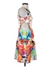 Just Love Print White Cocktail Dress Size 4 (estimated) - photo 4