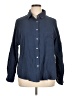 Anrabess Blue Long Sleeve Button-Down Shirt Size L - photo 1