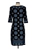 Sophie Max Paisley Blue Casual Dress Size L - photo 2