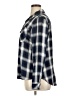 Davina Plaid Blue Long Sleeve Button-Down Shirt Size XL - photo 5