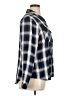 Davina Plaid Blue Long Sleeve Button-Down Shirt Size XL - photo 4