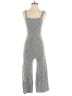 Caution to the Wind Metallic Gray Jumpsuit Size M - photo 1