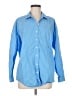 Universal Thread 100% Cotton Stripes Blue Long Sleeve Button-Down Shirt Size M - photo 1