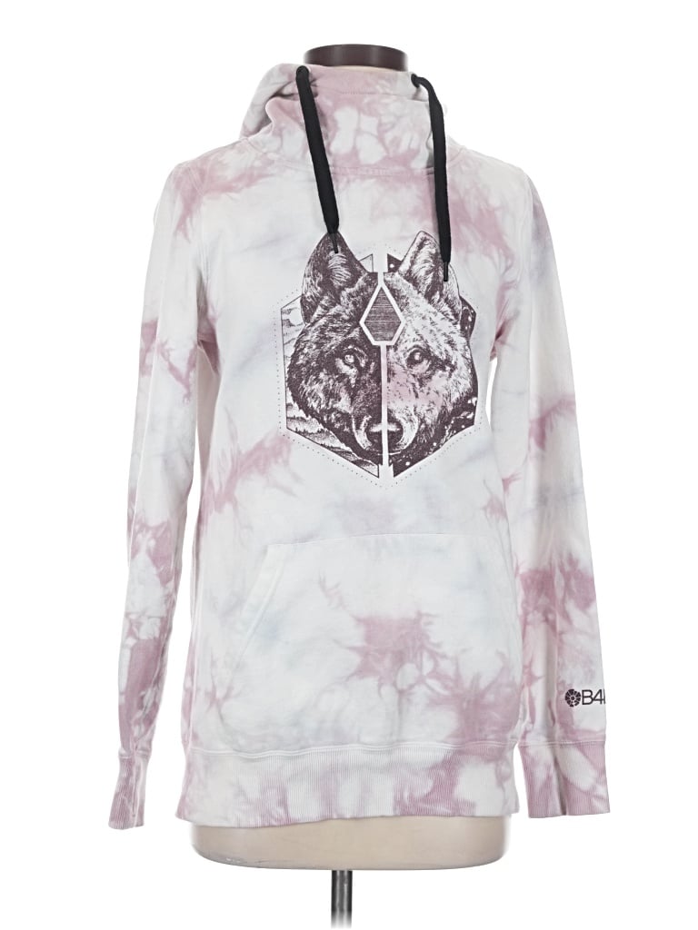 Pre-owned Volcom Pullover Hoodie In White