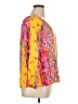 Unbranded 100% Rayon Yellow 3/4 Sleeve Blouse Size 1X - photo 4