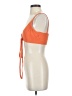 Shein 100% Acrylic Orange Sleeveless Blouse Size 4 - photo 5