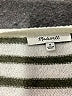 Madewell Stripes Ivory Cardigan Size M - photo 7