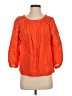 J.Crew 100% Linen Orange 3/4 Sleeve Blouse Size XS - photo 1
