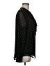 Ann Taylor Polka Dots Black Long Sleeve Blouse Size M - photo 4