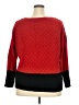 NY Collection 100% Acrylic Color Block Red Pullover Sweater Size 2X - photo 2