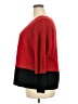 NY Collection 100% Acrylic Color Block Red Pullover Sweater Size 2X - photo 5