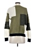 Rubbish Color Block Green Pullover Sweater Size S - photo 2