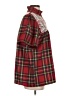 Layers Clothing 100% Polyester Plaid Red Short Sleeve Polo Size S - photo 4