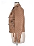 Per Se By Carlisle 100% Leather Brown Leather Jacket Size 14 - photo 5