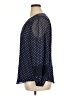 Isaac Mizrahi LIVE! 100% Polyester Polka Dots Blue Long Sleeve Blouse Size 16 - photo 5