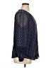 Isaac Mizrahi LIVE! 100% Polyester Polka Dots Blue Long Sleeve Blouse Size 16 - photo 4
